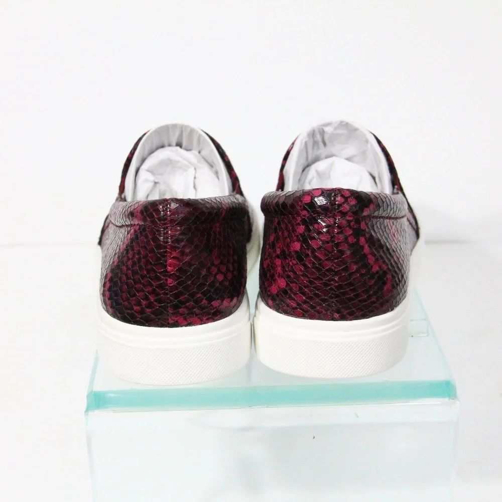 Naturalizer Platform Sneakers New Women Slip on Shoes sz 7 Leather Fashion